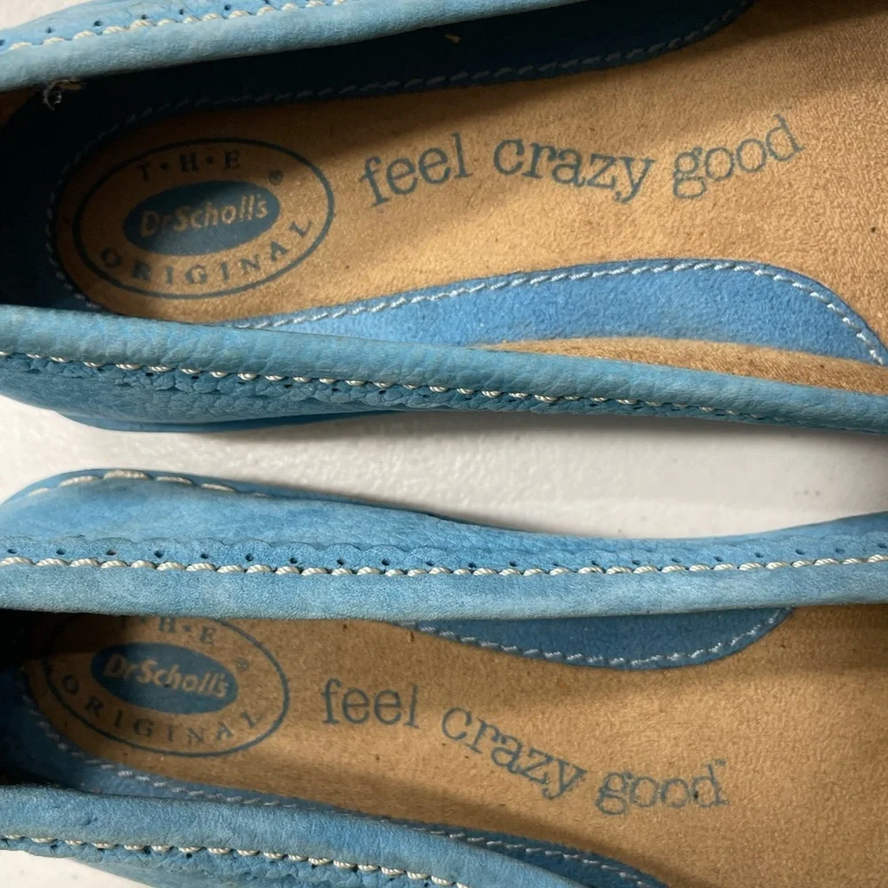 Dr. Scholl's Blue Fairy Renfaire Sky Blue Women's Flats Size 8 SB-70
